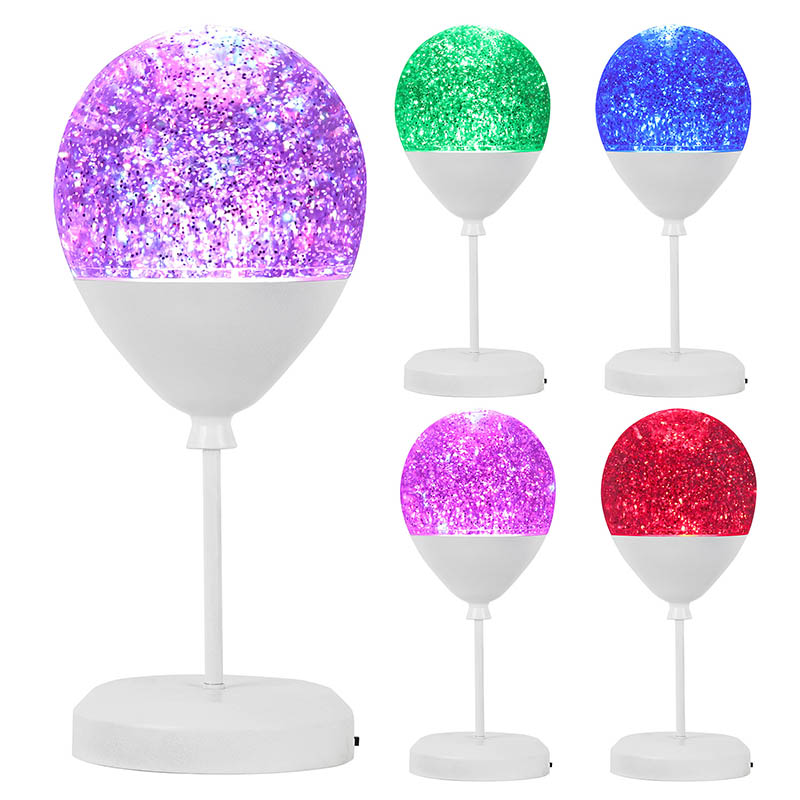 Glitter rgb oyuncakları fincan gölgeli ışık