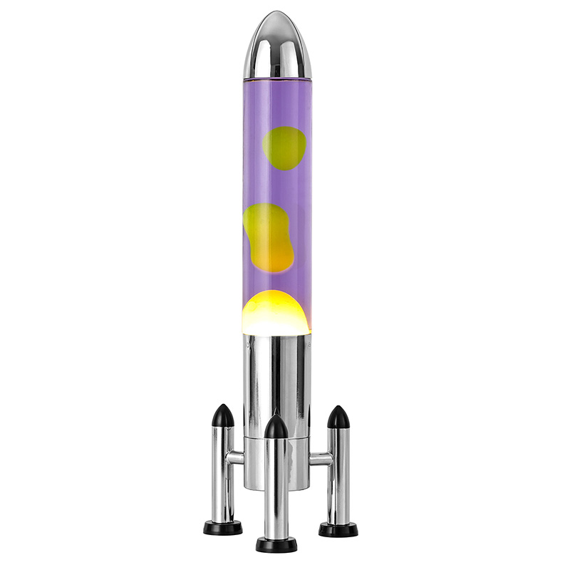Roket gölgeli büyük LED Lav lambası