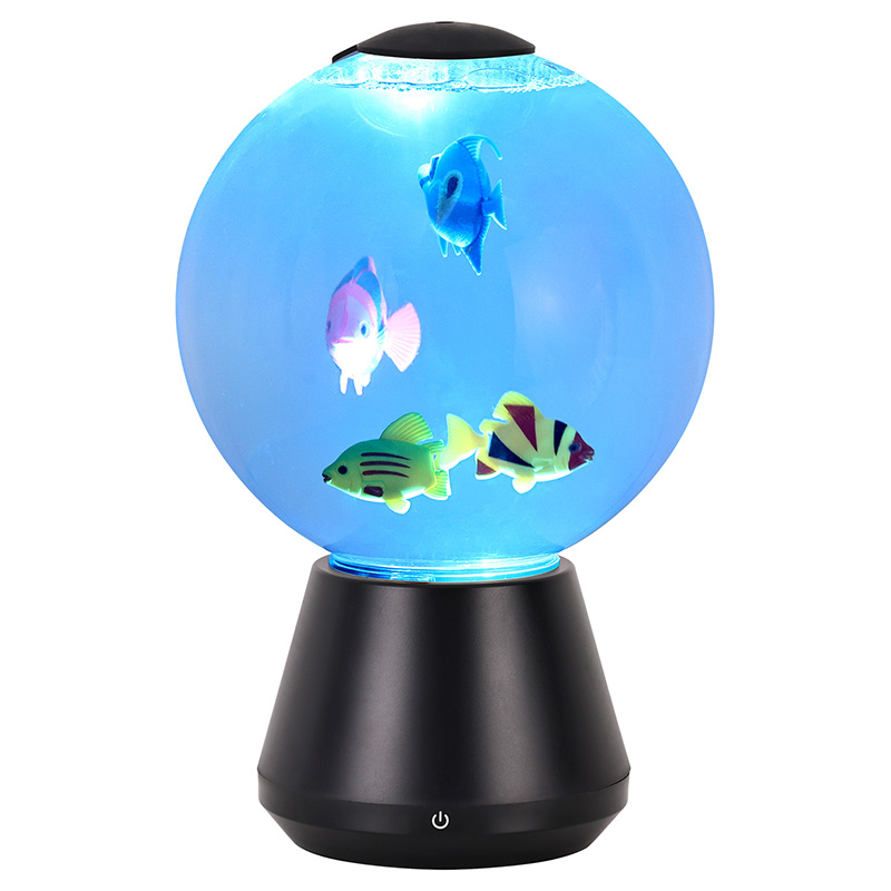 LED Animasyonlu Balık Küre Lambası