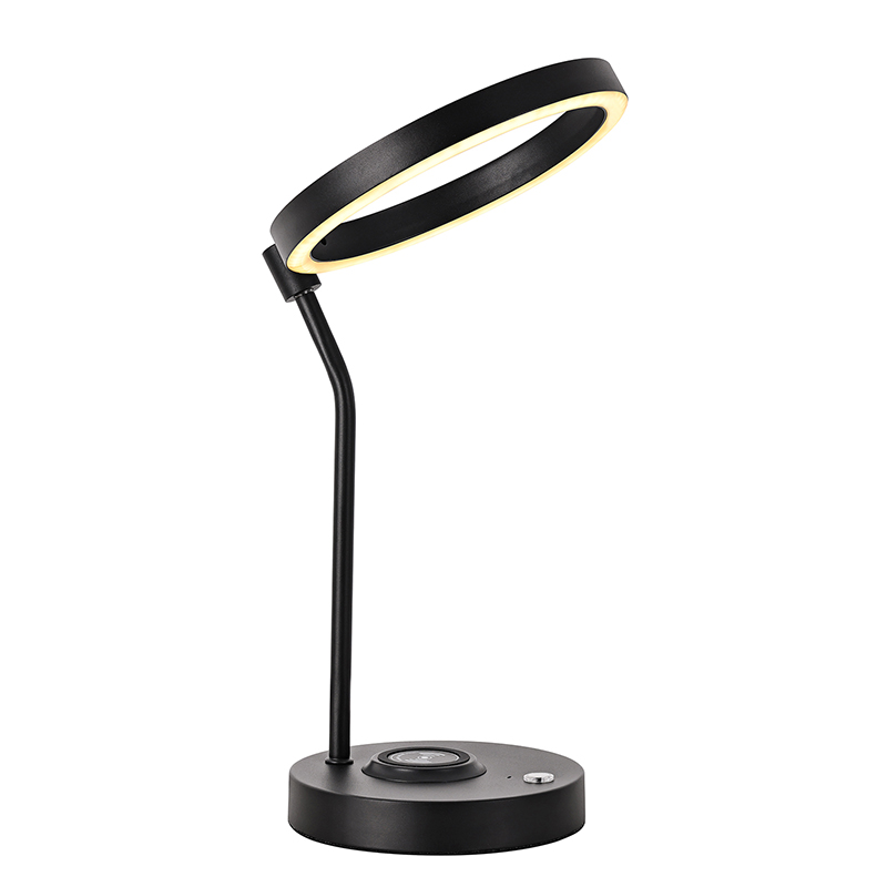 Kablosuz Şarj Özellikli Modern LED Masa Lambası