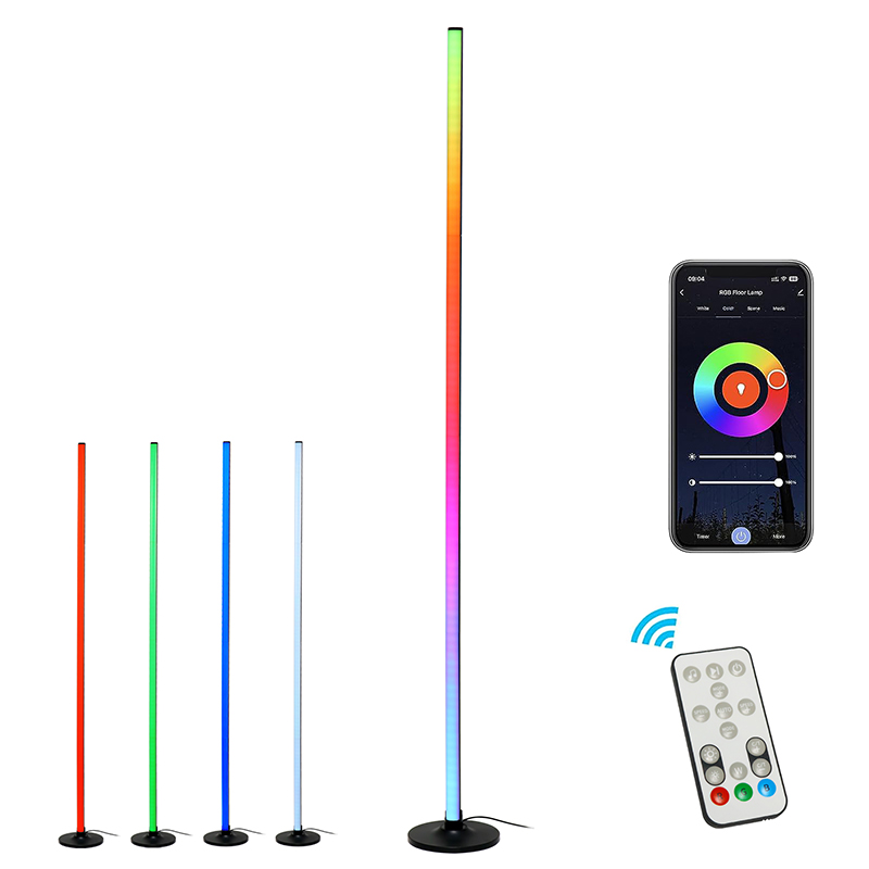 Müzik Değiştirmeli RGB Yer Lambası